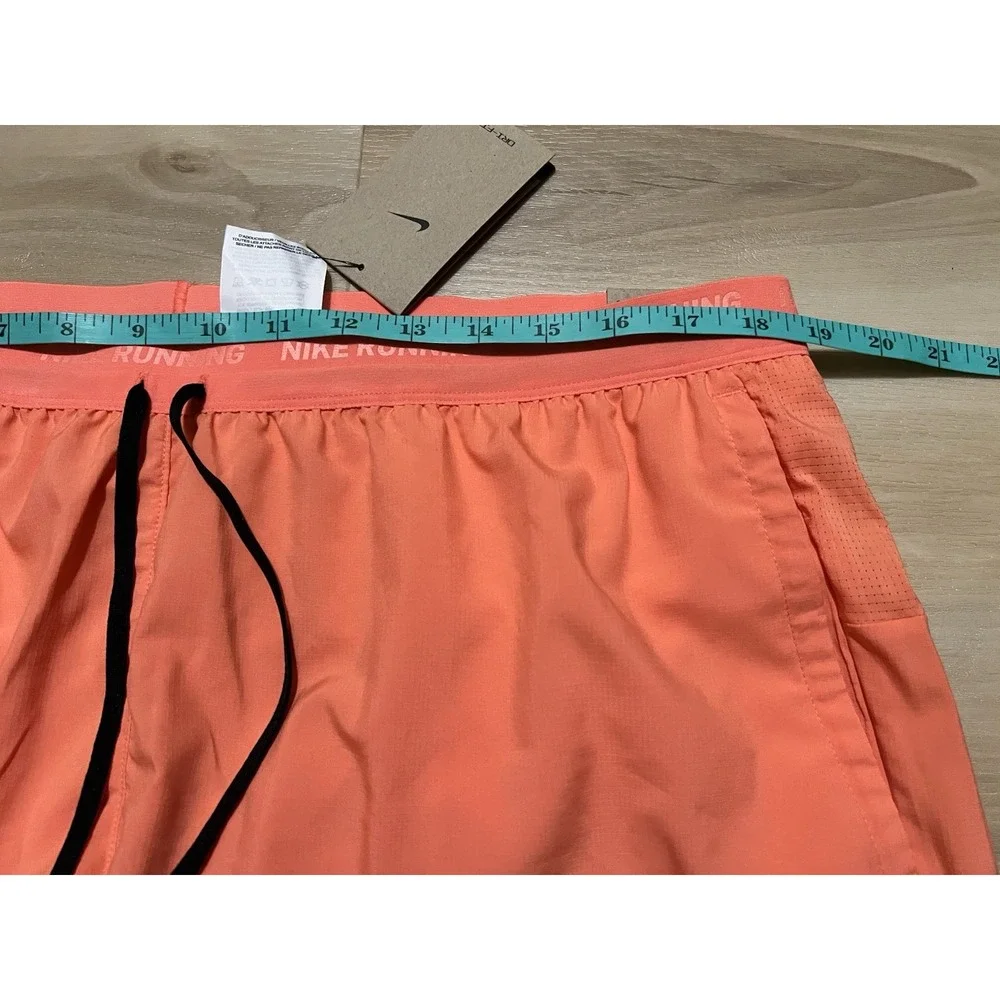 NWT Nike Dri-FIT Stride Men's XXL Brief-Lined Running Shorts DM4755-643‎ Peach